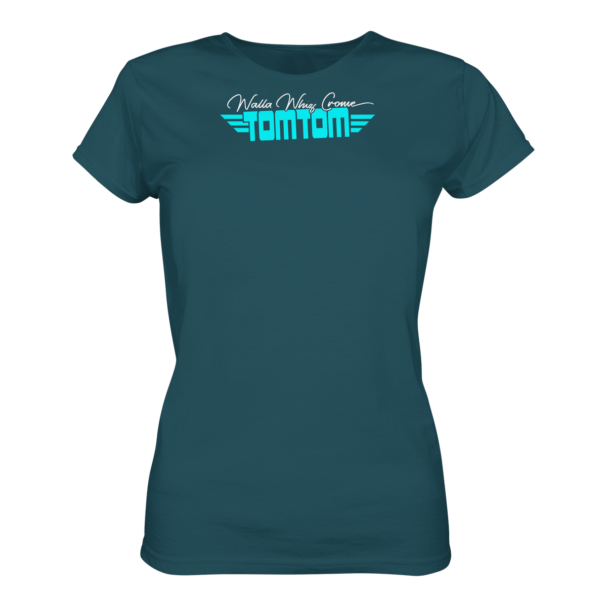 Enjoy the ride, Petrol - Ladies Organic Shirt
