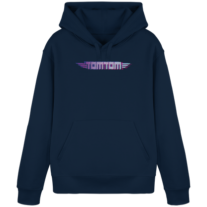 Funride Mode On, Navy - Organic Basic Hoodie
