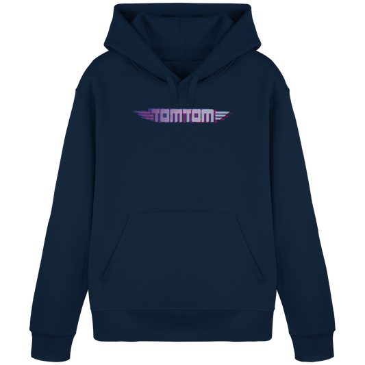 Funride Mode On, Navy - Organic Basic Hoodie