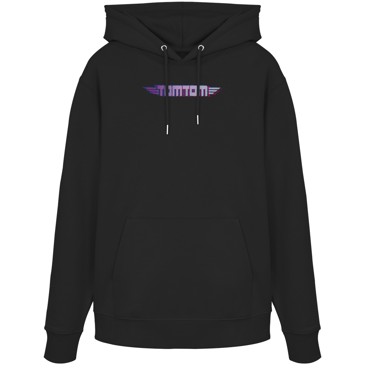 Funride Mode On, Black - Organic Hoodie