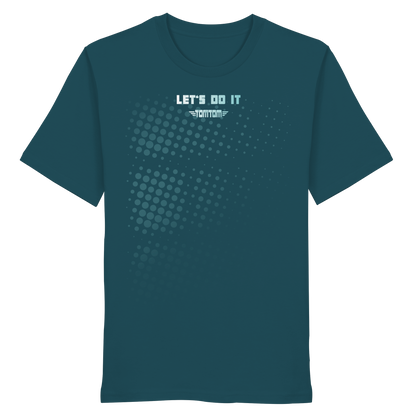 Let's Do It, Dots Petrol - Organic Shirt