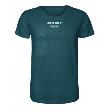 Let's Do It, Dots Petrol - Organic Shirt