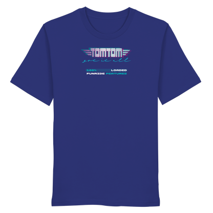 Funride Features Blau - Organic Shirt