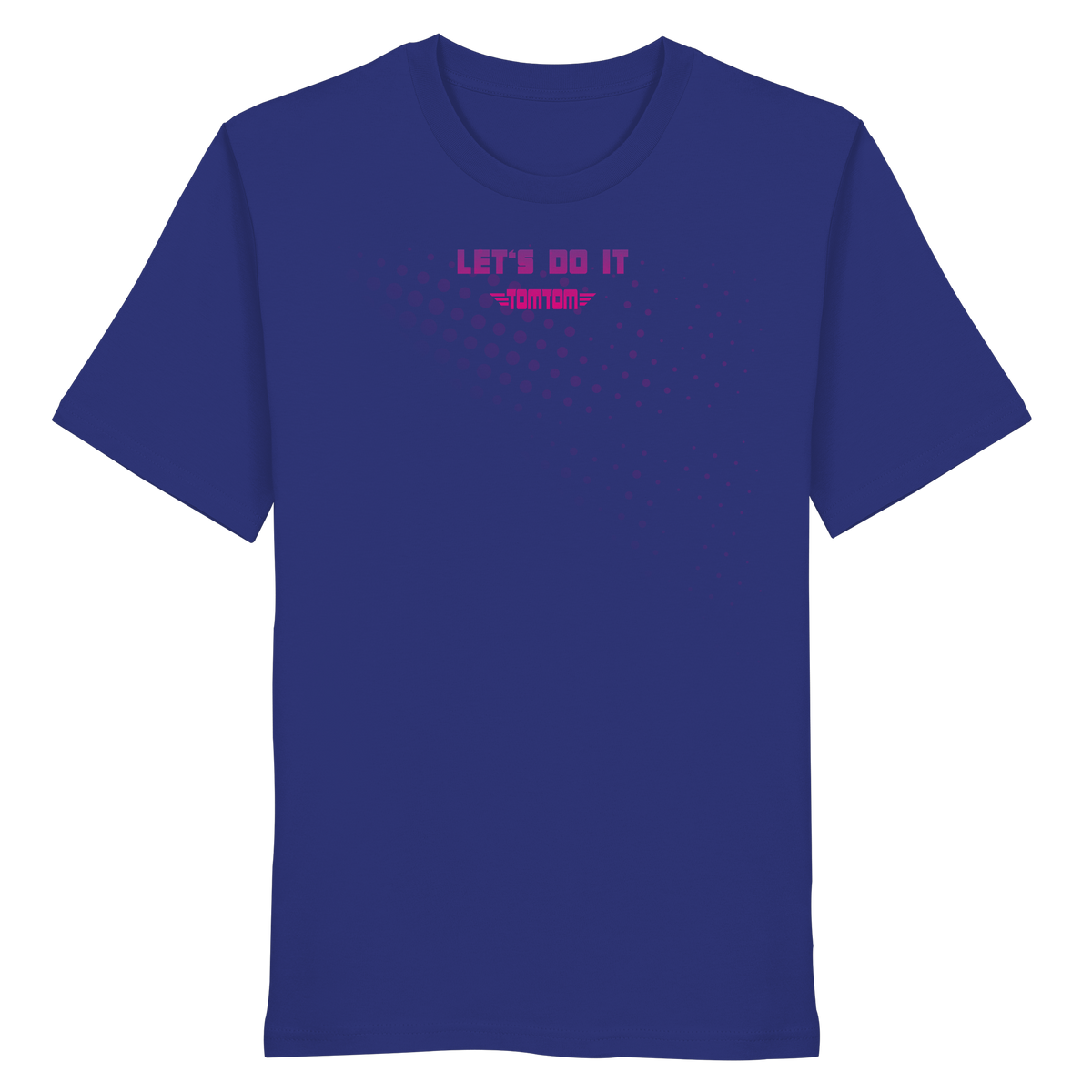 Let's Do It, Dots Blau - Organic Shirt
