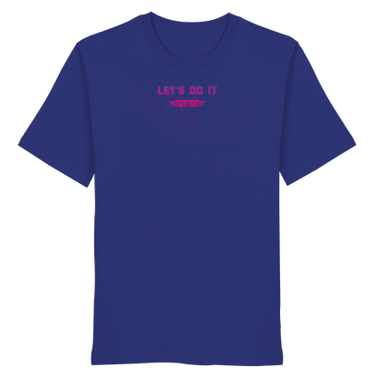 Let's Do It, Dots Blau - Organic Shirt