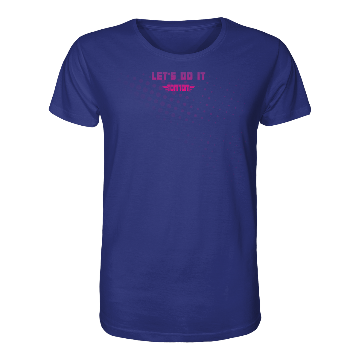Let's Do It, Dots Blau - Organic Shirt