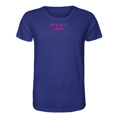 Let's Do It, Dots Blau - Organic Shirt