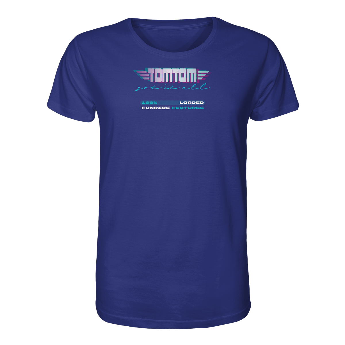 Funride Features Blau - Organic Shirt