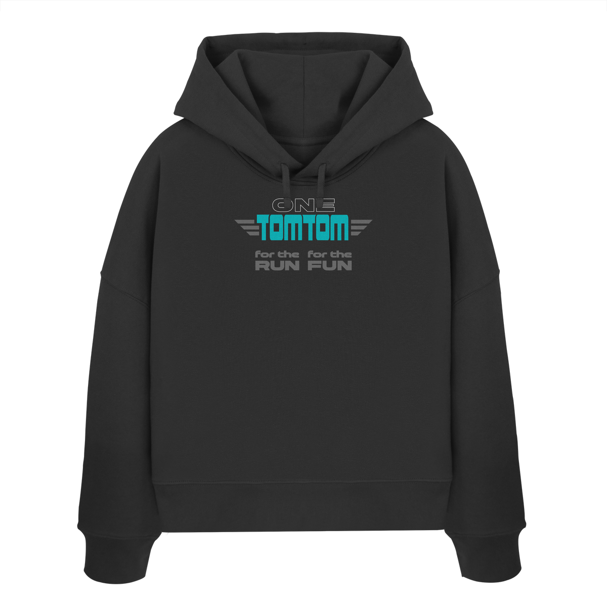Let Me Be Your #01 Petrol - Women's Organic Boxcut Hoodie