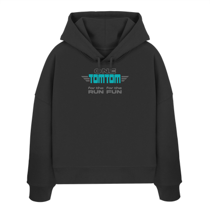Let Me Be Your #01 Petrol - Women's Organic Boxcut Hoodie