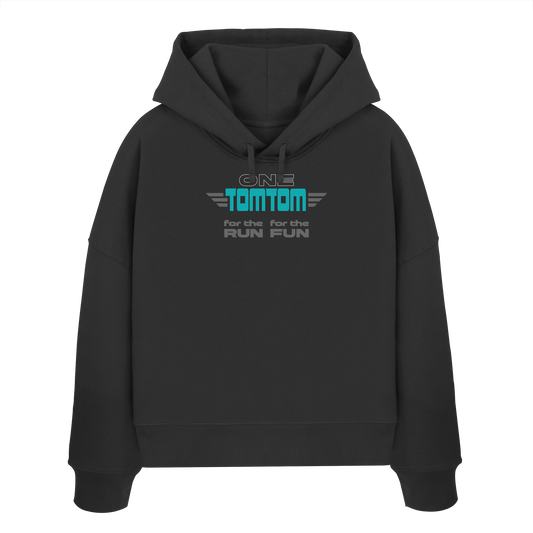 Let Me Be Your #01 Petrol - Women's Organic Boxcut Hoodie
