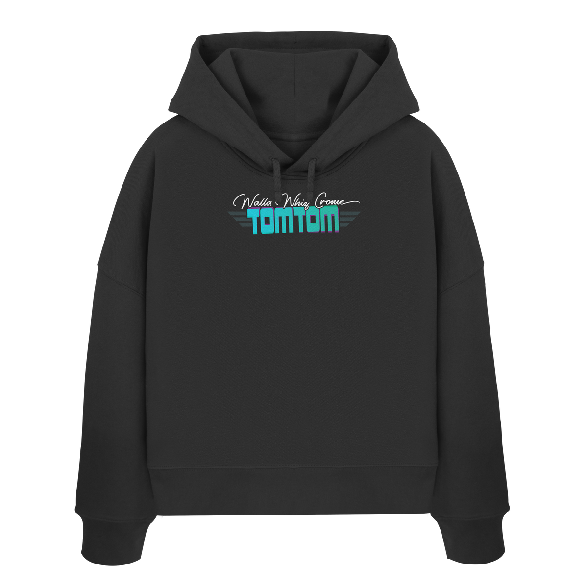 Funride Funride, Schwarz - Womens Organic Boxcut Hoodie