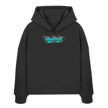 Funride Funride, Schwarz - Womens Organic Boxcut Hoodie
