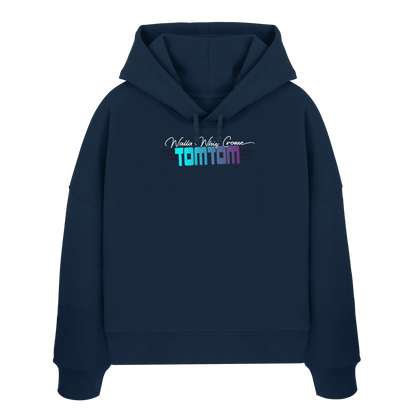 Chiller & Champion, Navy - Women's Organic Boxcut Hoodie