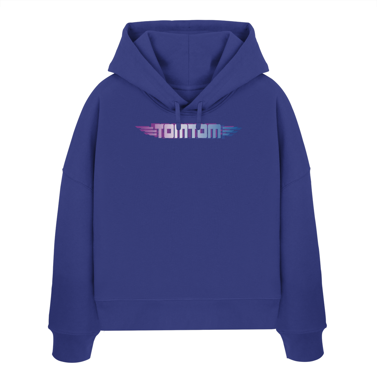 Funride Mode On, Blue - Women's Organic Boxcut Hoodie